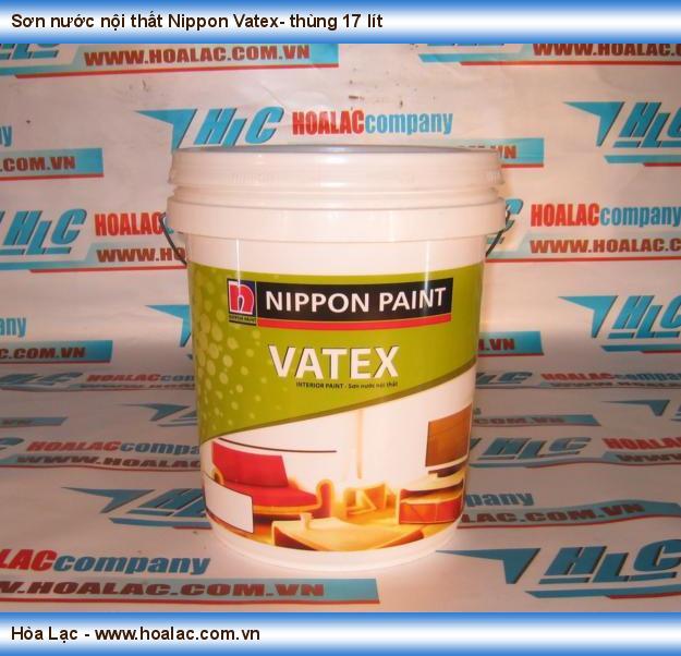 Sơn nước nội thất Nippon Vatex- thùng 17 lít