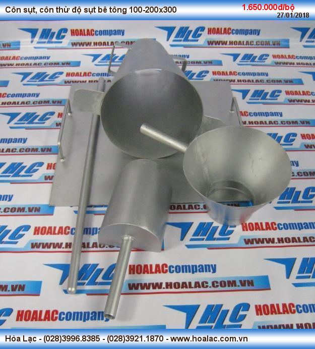 Côn sụt, côn thử độ sụt bê tông 100-200x300 (6)