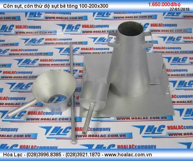 Côn sụt, côn thử độ sụt bê tông 100-200x300 (4)